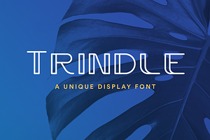 Trindle Sans | Display Font