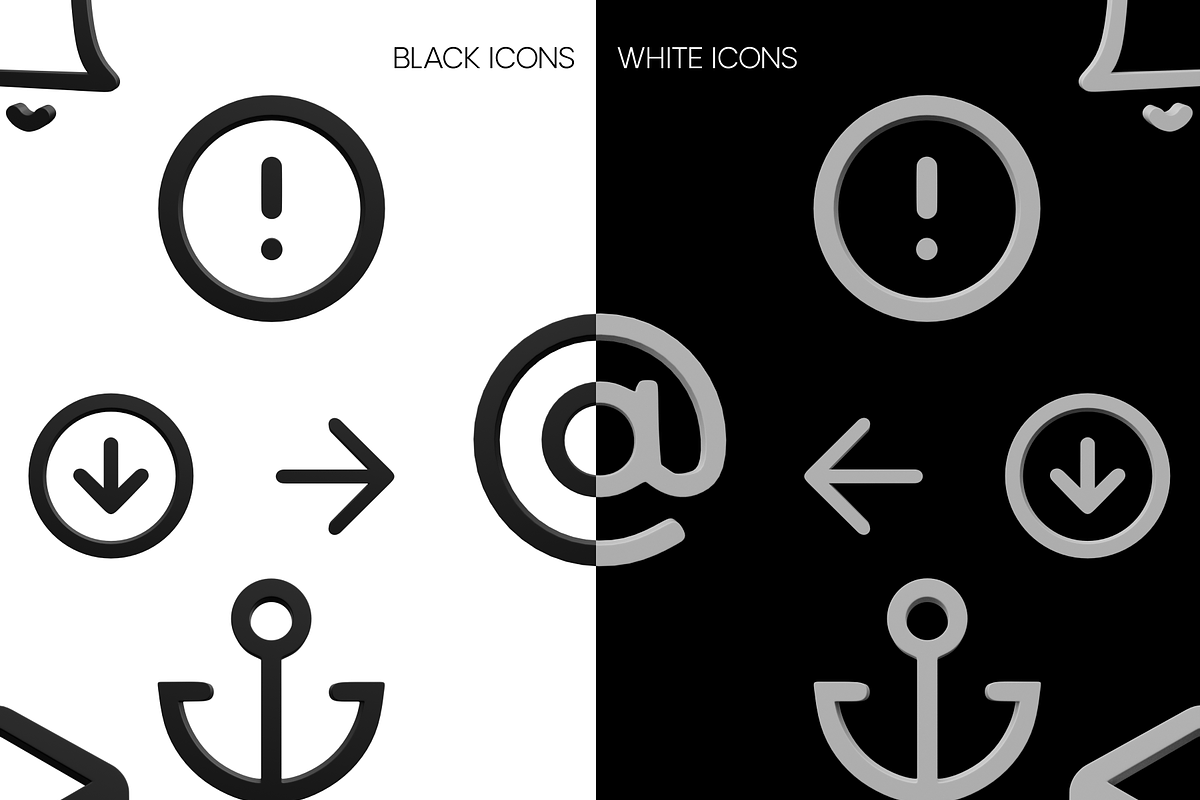 3D Feather Icons Pack - 180 Icons, an Icon by neueworld (Photo 3 of 6)