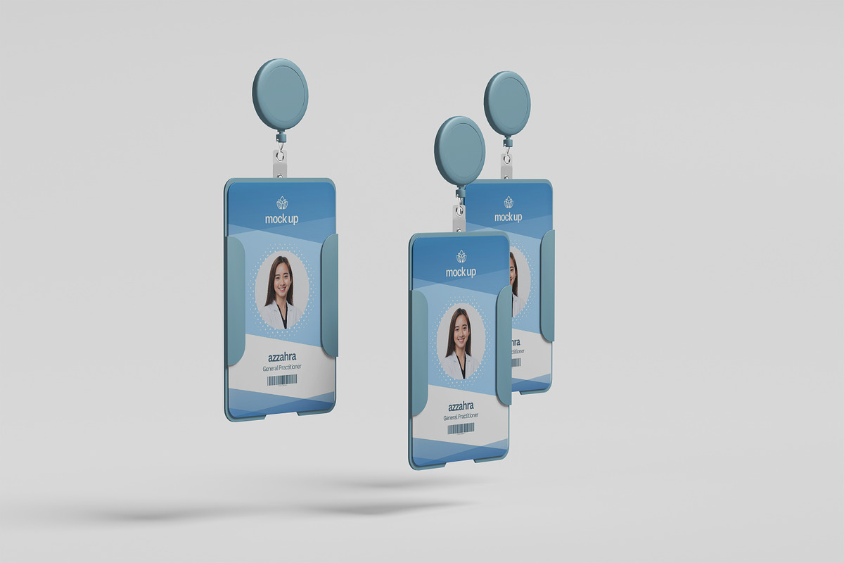 id card mockup, a Business Card Template by kebunmockup (Photo 3 of 5)