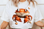 Whimsical Summer Crabs Clipart, an Illustration by designcity5 (Thumbnail 3 of 5)