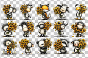 Sunflower Animal PNG Clipart, an Animal Illustration by Nicolle's Colorful Art (Thumbnail 2 of 4)