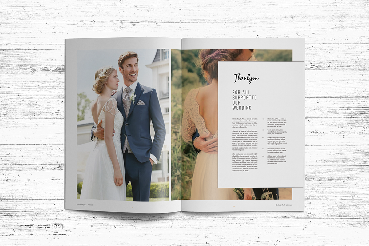 Wedding Album Template, a Magazine Template by spidergraph (Photo 15 of 16)