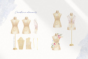 Sewing Supplies Clipart, an Illustration by Julia M. Watercolor (Thumbnail 6 of 13)