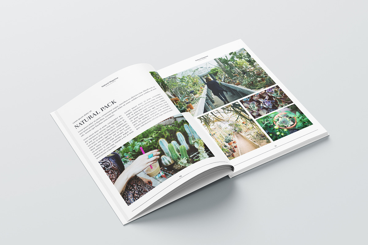 Natural Magazine, a Magazine Template by obidullah_01 (Photo 8 of 14)