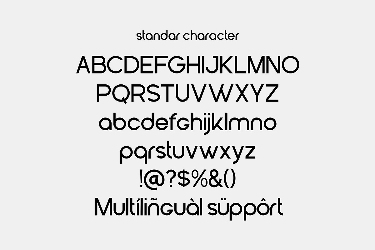 Gued – Geometric Sans Serif Font, a Sans Serif Font by figuree studio (Photo 2 of 11)