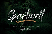 Spartwell |HANDWRITTEN BRUSH|, a Script Font by ErgibiStudio (Thumbnail 1 of 12)