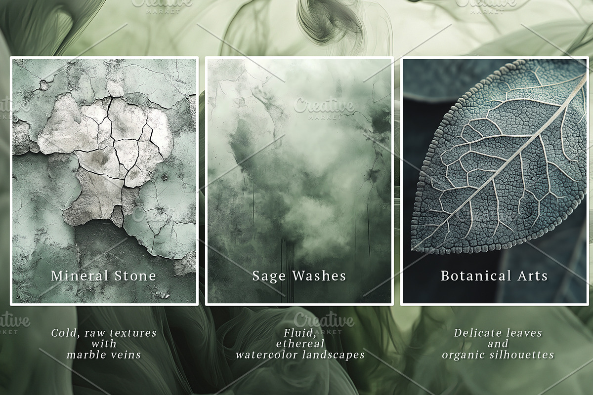 Sage & Stone: 35 Organic Textures, a Texture Illustration by Nadia Semyroz (Photo 2 of 10)