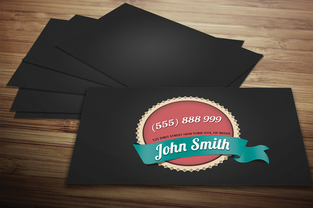Vintage Business Card, a Business Card Template by Crazyleaf (Photo 1 of 4)