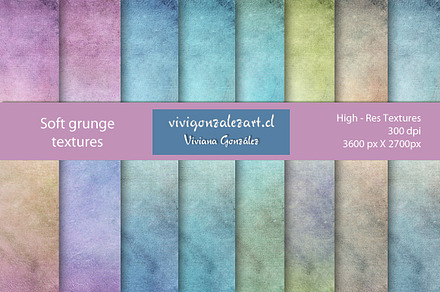Soft grunge textures