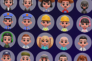 Profession 3D Avatar Set, a Characters & Person 3D Model by Kentung 3D (Thumbnail 6 of 6)