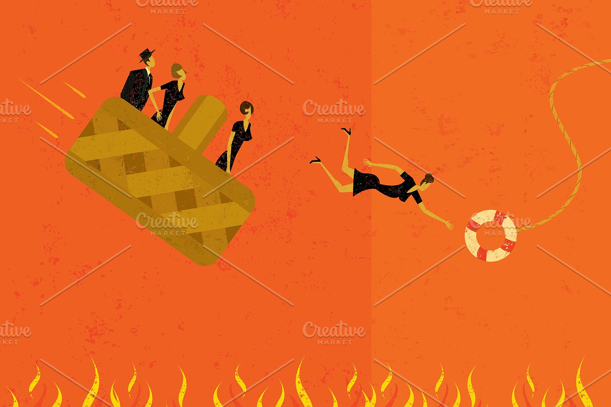 Business Concepts Bundle 06 Women, a Person Illustration by retrorocket (Photo 3 of 16)