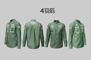 Tactical Shirt Mockup, a Shirt Mockup by image touch (Thumbnail 5 of 5)