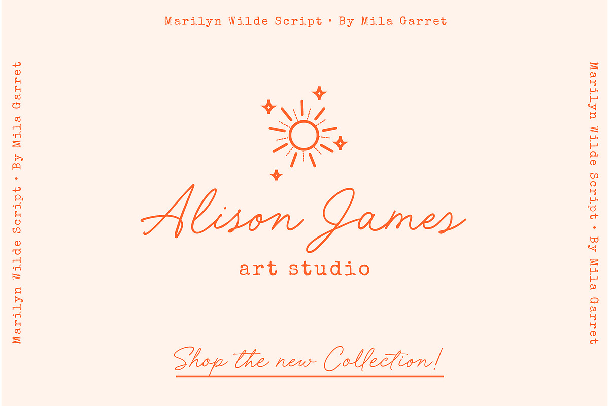 Marilyn Wilde Handwriting Script, a Script Font by Mila Garret (Photo 6 of 18)