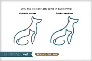 Minimal vet icons, an Outline Icon by Picture Window (Thumbnail 3 of 5)