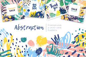 Textures cards + seamless patterns, a Pattern Graphic by Good Studio