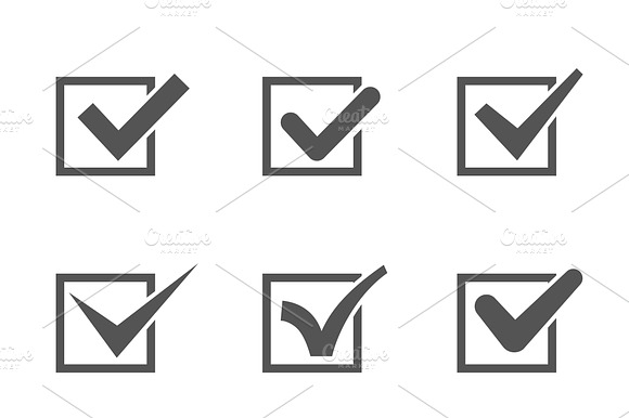 Check Marks In Boxes