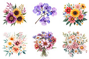 Mexican Flowers,, an Illustration by DreamArtGraphic (Thumbnail 3 of 4)