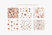 Autumn Watercolor Seamless Patterns, a Pattern Graphic by Balada Digital Art (Thumbnail 3 of 8)