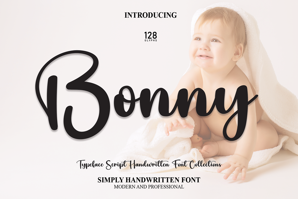 Bonny | Script Font, a Script Font by Scratchones (Photo 1 of 8)