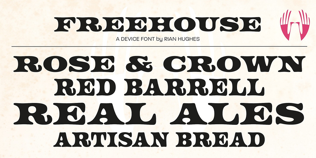Freehouse, a Serif Font by Device (Photo 4 of 5)