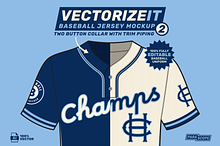 VECTORIZEIT Baseball Jersey Mockup 2 by  in Mockups