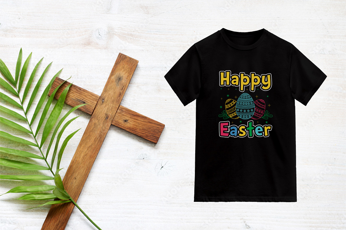 Happy Easter Shirt | Spring T Shirt, a Graphic by Vector Portal (Photo 3 of 5)