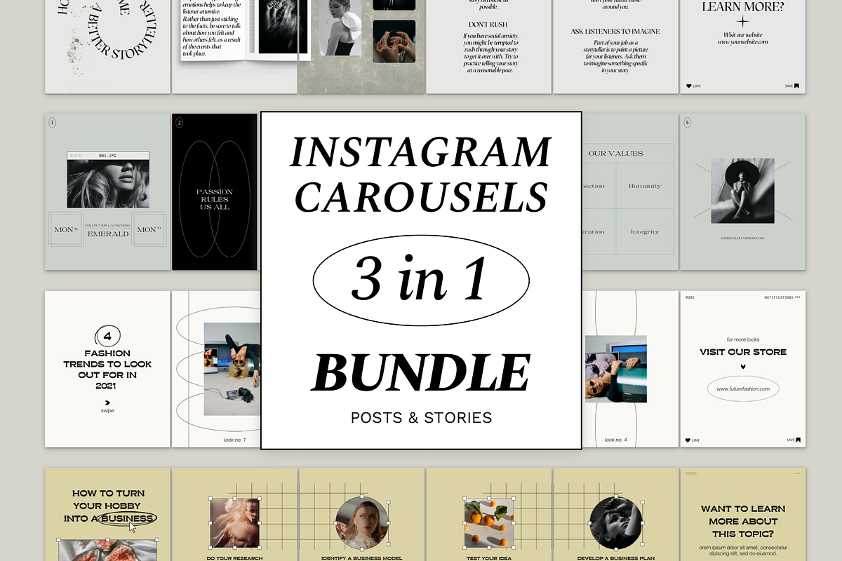 Instagram Carousel Templates | CANVA, a Social Media Template by Bonumo (Photo 14 of 14)