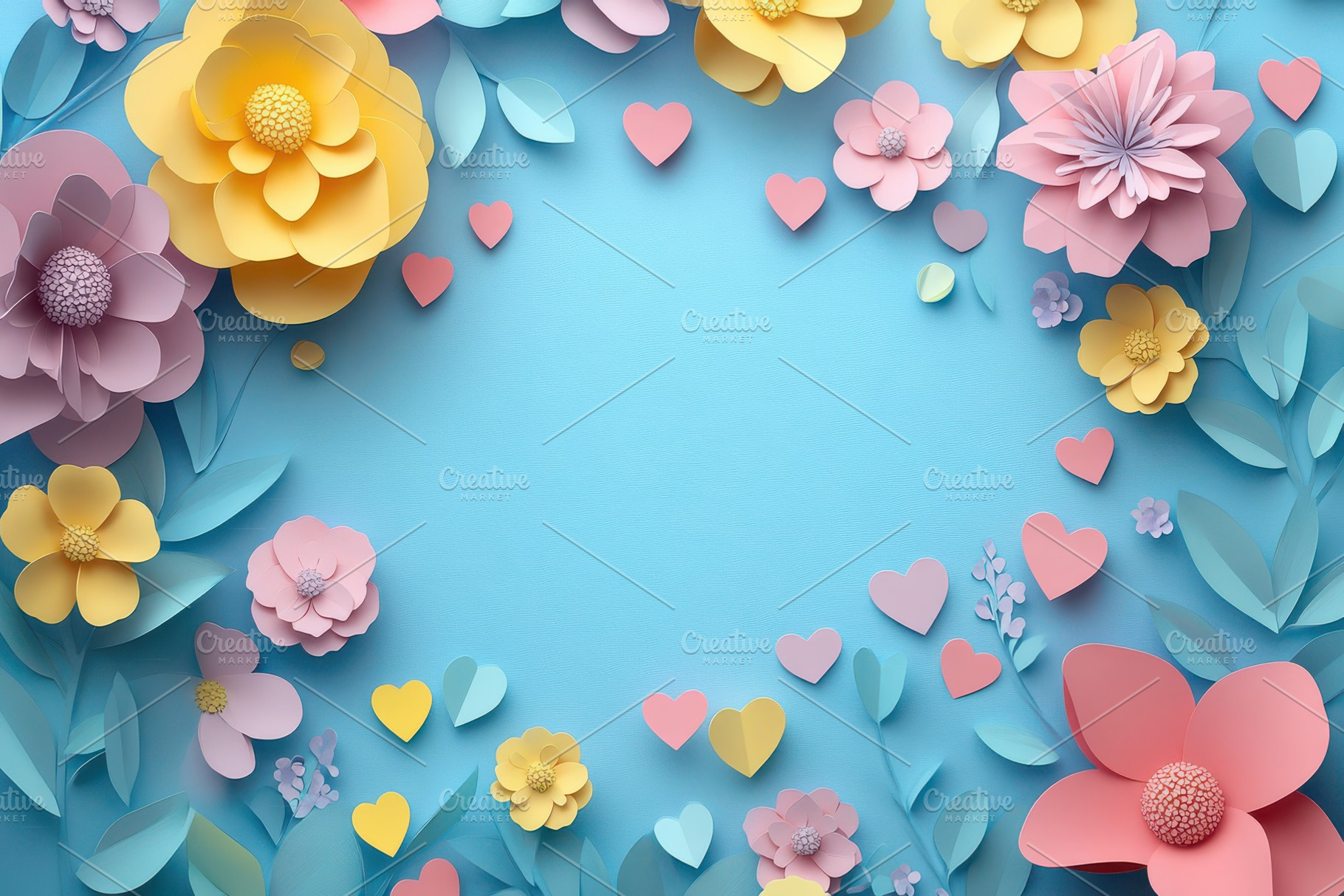 3D paper-cut style, with a colorful, an Abstract Photo by Pixeness Studio