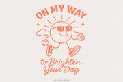 On My Way to Brighten Your Day PNG,, an Illustration by SharpMarketplace (Thumbnail 1 of 9)