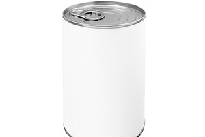 Food tin can isolated on white, a Food & Drink Photo by BOOCYS