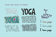 Yoga Meditating Girl, a Healthcare Illustration by Apolinarias Art (Thumbnail 8 of 11)