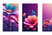 Gradient Floral Background, a Background Graphic by sibel dayı (Thumbnail 20 of 24)