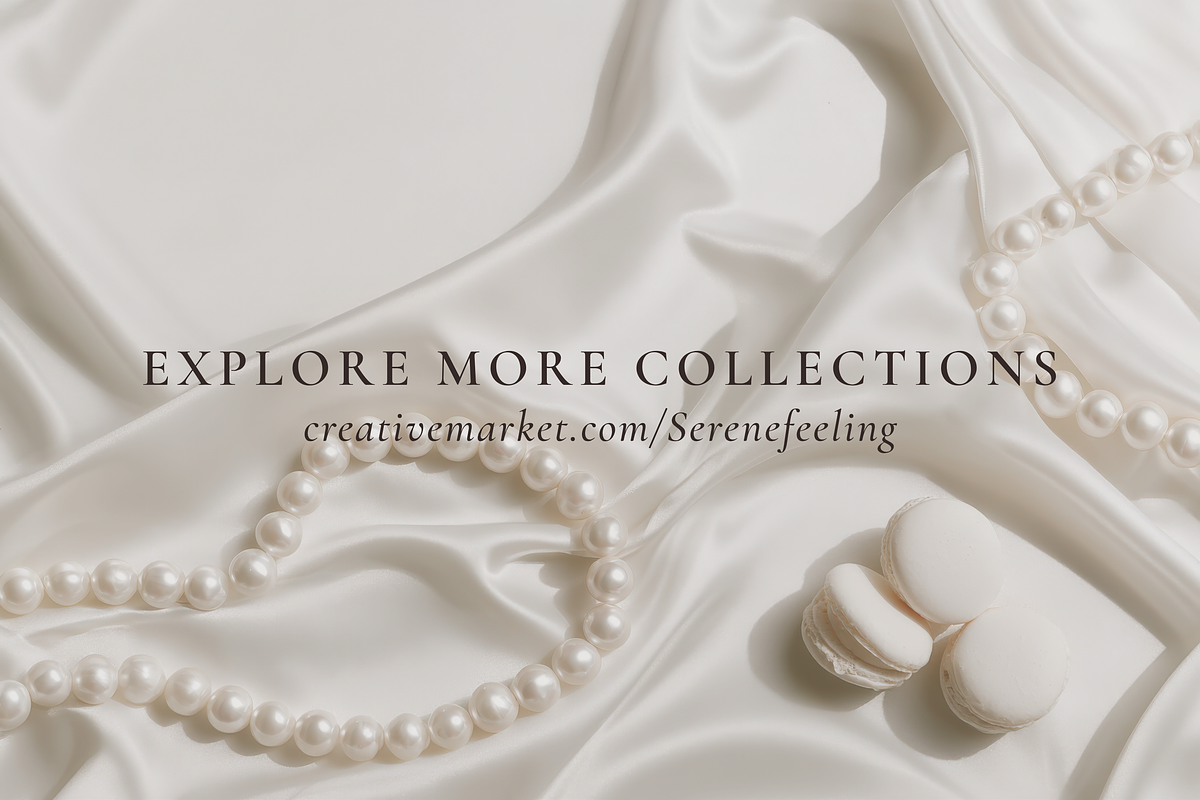 Pearl Invitation & RSVP Card Mockup, an Advertising Mockup by Serenefeeling (Photo 7 of 7)