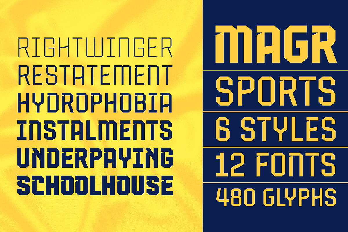 Magr Sport Font, a Sans Serif Font by Locomotype (Photo 4 of 11)