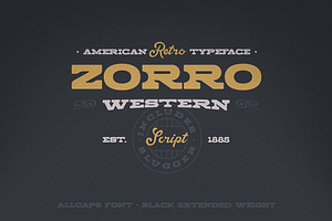 Zorro Font Duo