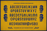 Boneyard Cruiser Typeface, a Sans Serif Font by alit design (Thumbnail 5 of 20)