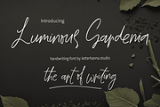 Luminous Gardenia Handwriting Font, a Handwritten Font by Letterhanna Studio (Thumbnail 10 of 10)
