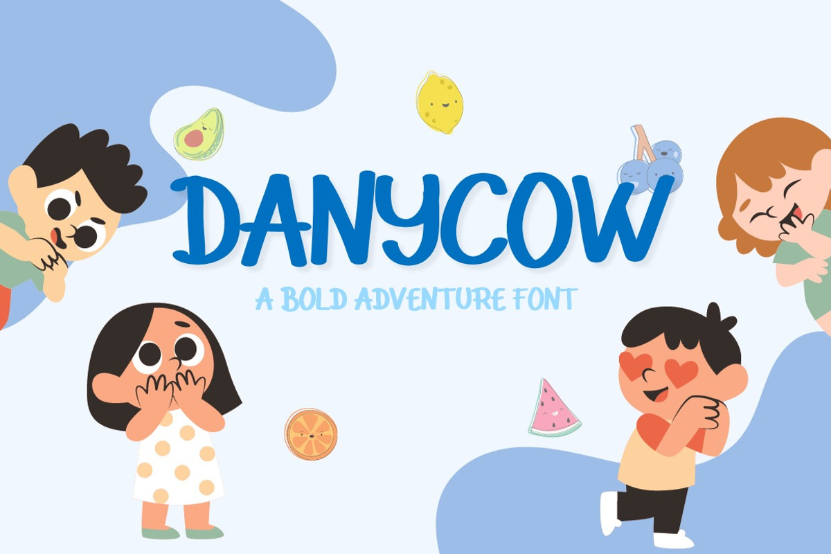 Danycow - Bold Adventure Font, a Handwritten Font by Dhabee (Photo 1 of 4)
