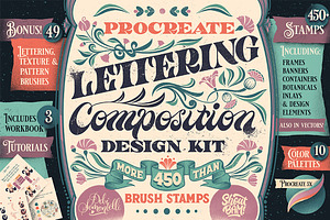 Procreate Design Brush Stamp Kit 2