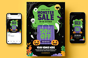 Halloween Sale Flyer, a Flyer Template by Creativestoree (Thumbnail 3 of 5)