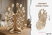 3D Family Tree Stand SVG Bundle, a Decorative Illustration by svgocean (Thumbnail 13 of 14)