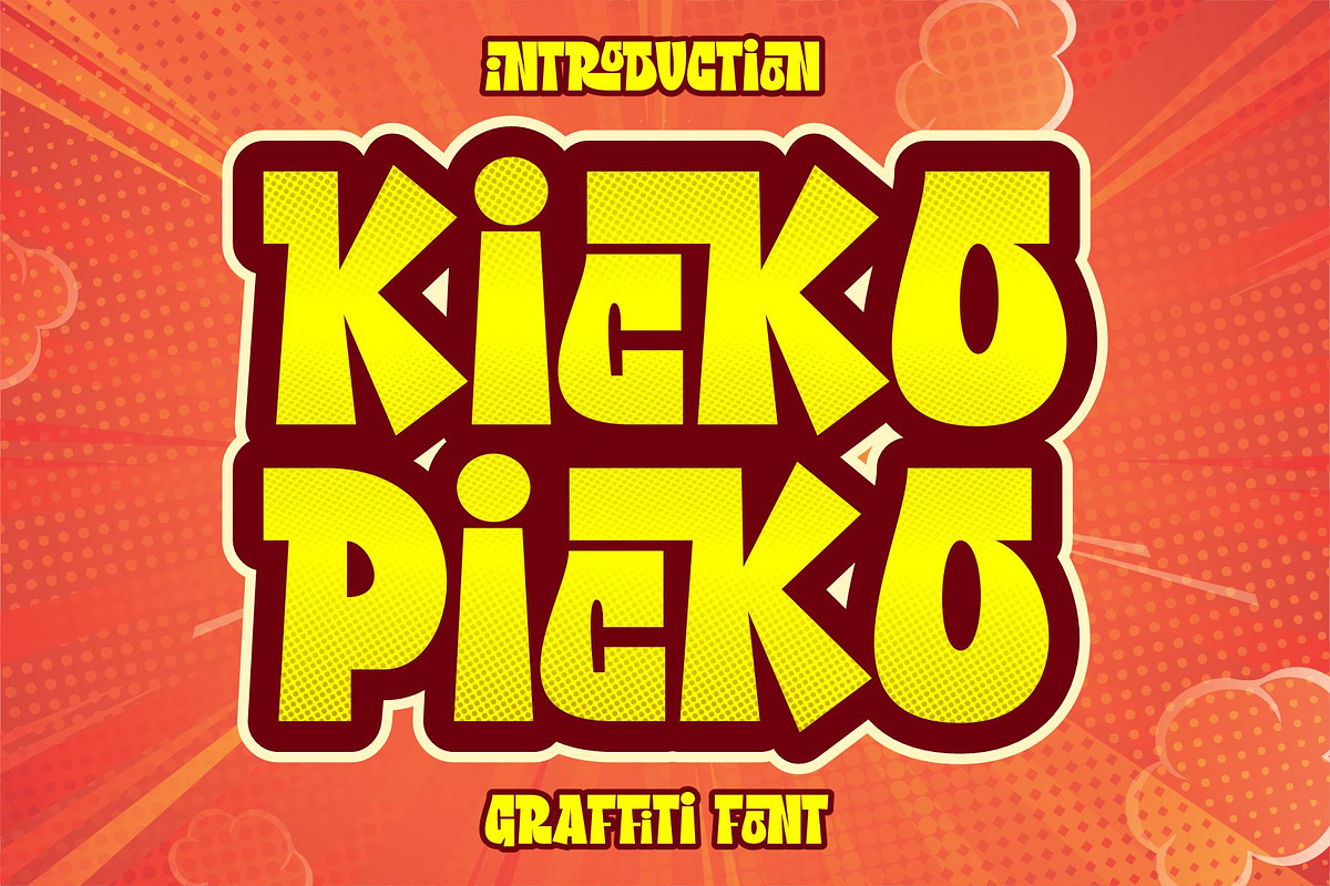 Kicko Picko, a Serif Font by saskaratype (Photo 1 of 5)