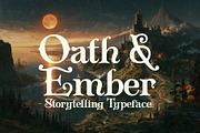 Oath & Ember - Storytelling Typeface, a Serif Font by HipFonts (Thumbnail 1 of 10)