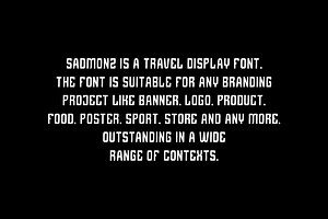 Sadmonz - Travel & Adventure Font