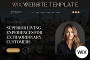 Realtor Wix Template Real Estate, a Wix Template by vectorocean (Thumbnail 1 of 11)