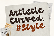 Cathrie Vintage Script, a Handwritten Font by Portocraft (Thumbnail 4 of 13)