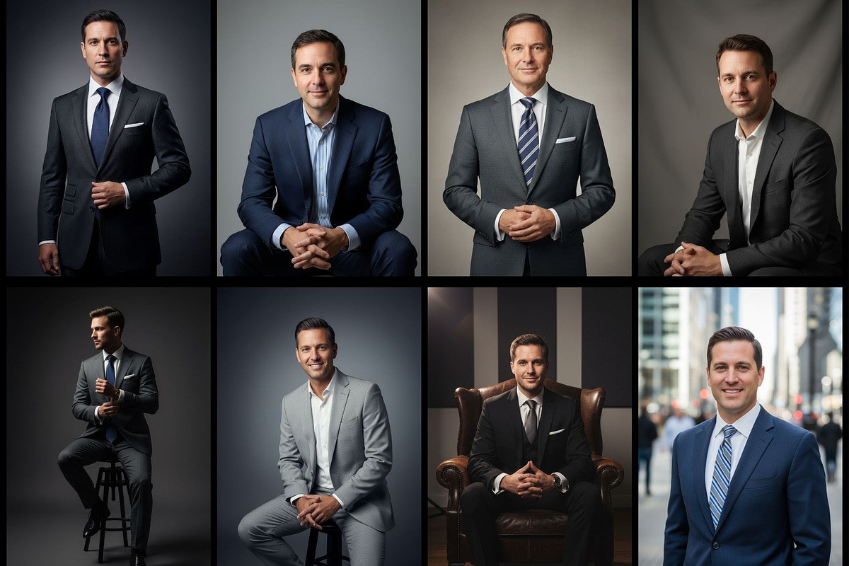 40 AI Business Man Photo Prompts, a Business Photo by Selenique Studio (Photo 9 of 13)