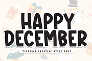 Happy December | Script Font, a Script Font by Scratchones (Thumbnail 1 of 8)