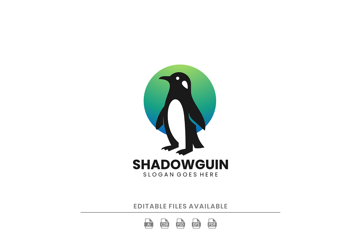 Silhouette Penguin Logo Design, a Branding & Logo Template by Artnivora.Std