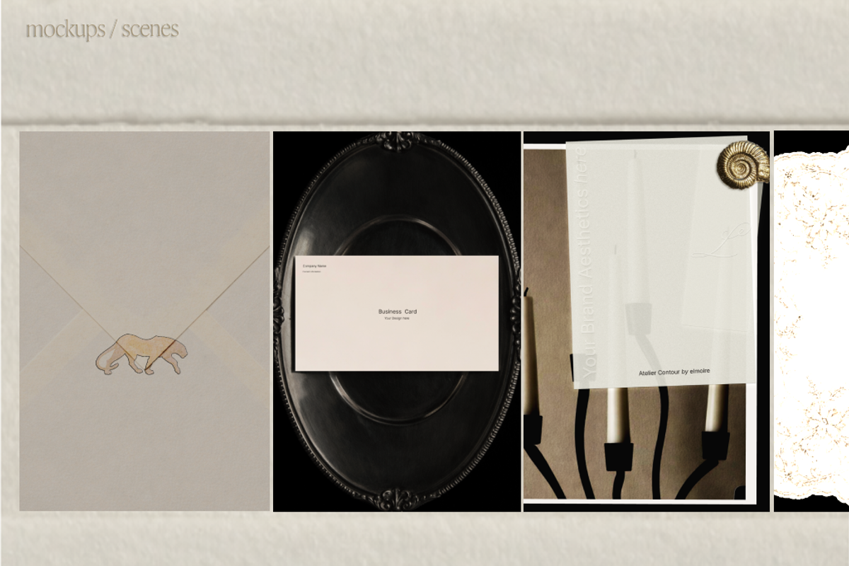 Luxury Branding Mockup Kit, a Product Mockup by Atelier Contour (Photo 4 of 22)